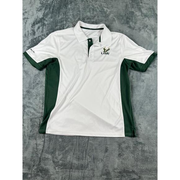 Men’s white large polo Knights, L USF bulls excellent condition - Picture 1 of 9